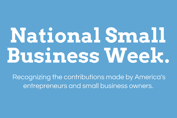 national small business week infographic preview