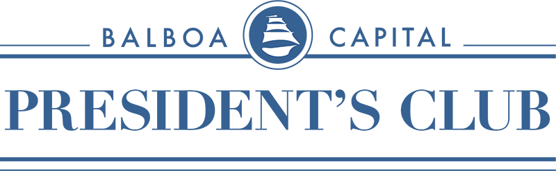 balboa capital president's club logo