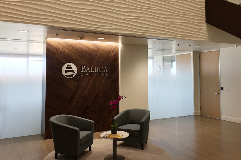 balboa capital office lobby in costa mesa california