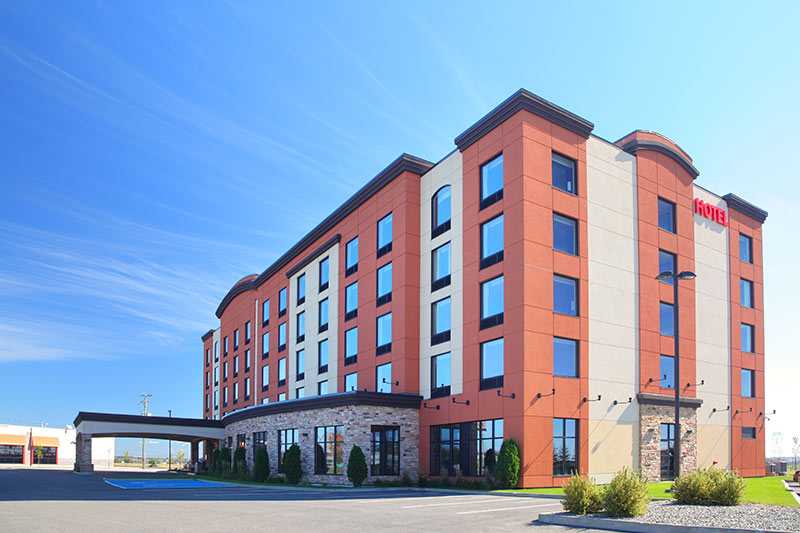 large hotel franchise exterior